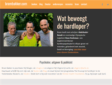 Tablet Screenshot of brambakker.com